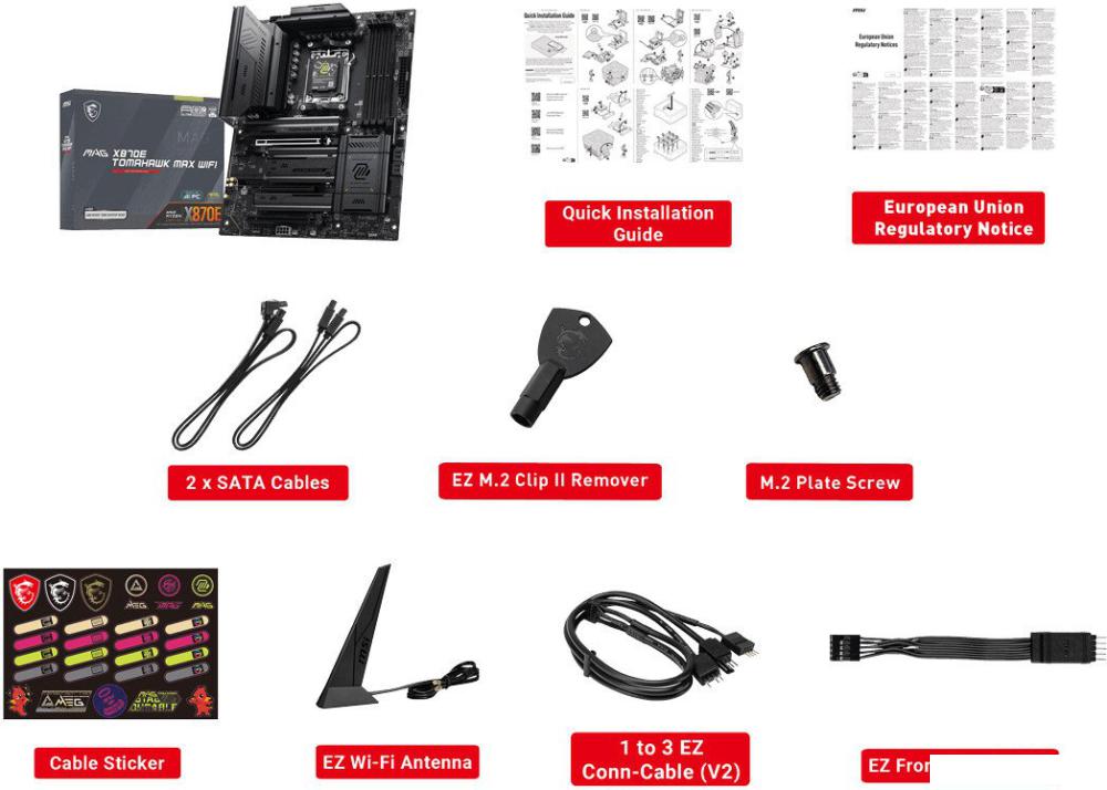 Материнская плата MSI MAG X870E Tomahawk Max WiFi