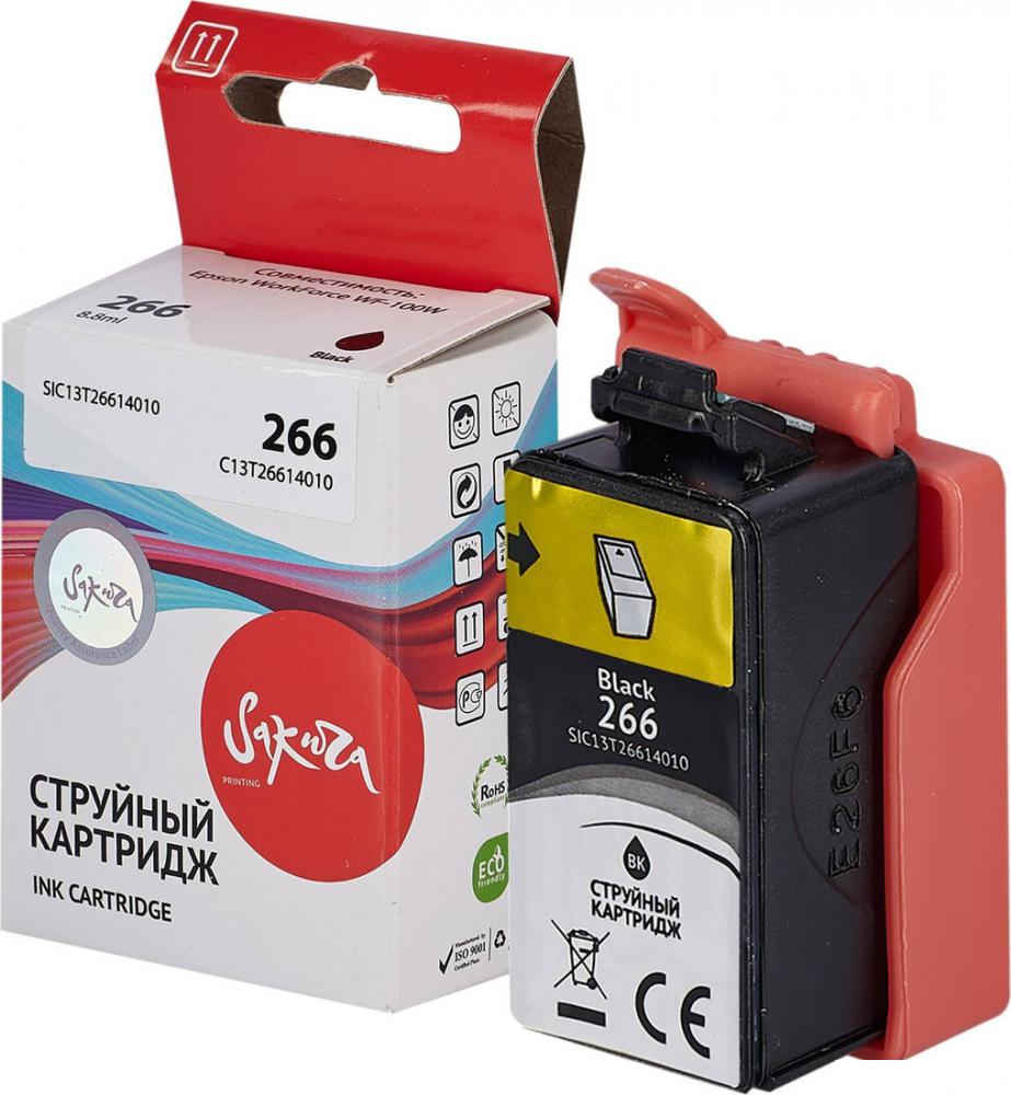 Картридж Sakura Printing SIC13T26614010 (аналог Epson 266 Black)