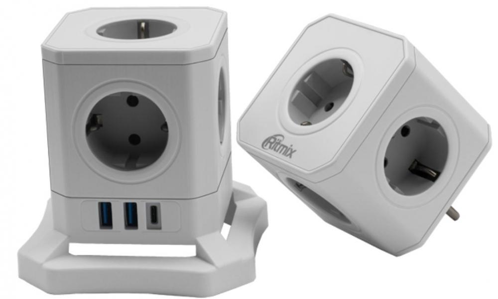 Сетевой фильтр Ritmix RM-292C (белый)