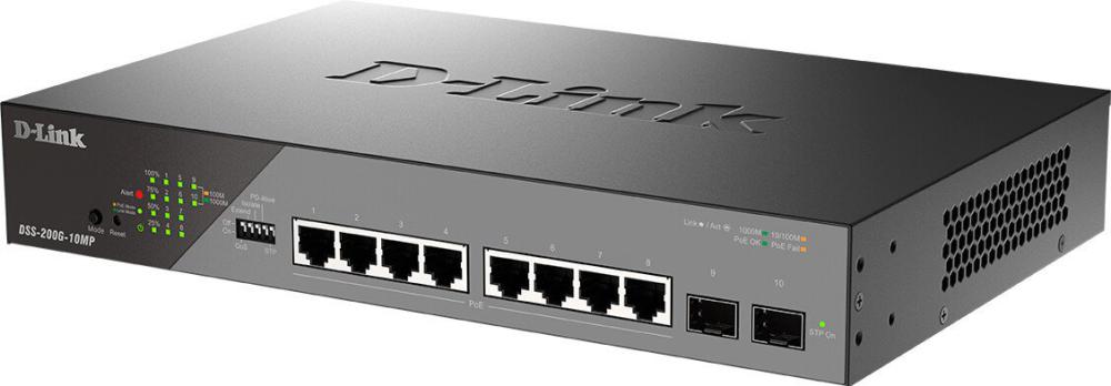 Коммутаторы D-Link DSS-200G-10MP/A1A