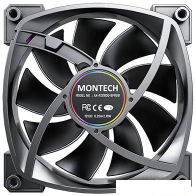 Комплект вентиляторов для корпуса Montech AX120 PWM 3 IN 1 (черный)
