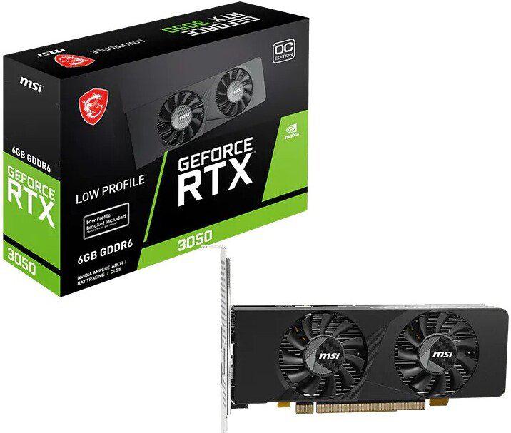 Видеокарта MSI GeForce RTX 3050 LP E 6G OC