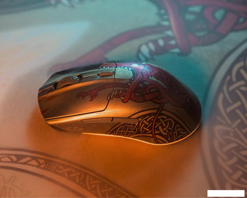 Игровая мышь SteelSeries Wireless Gaming CS2 Dragon Lore Edition