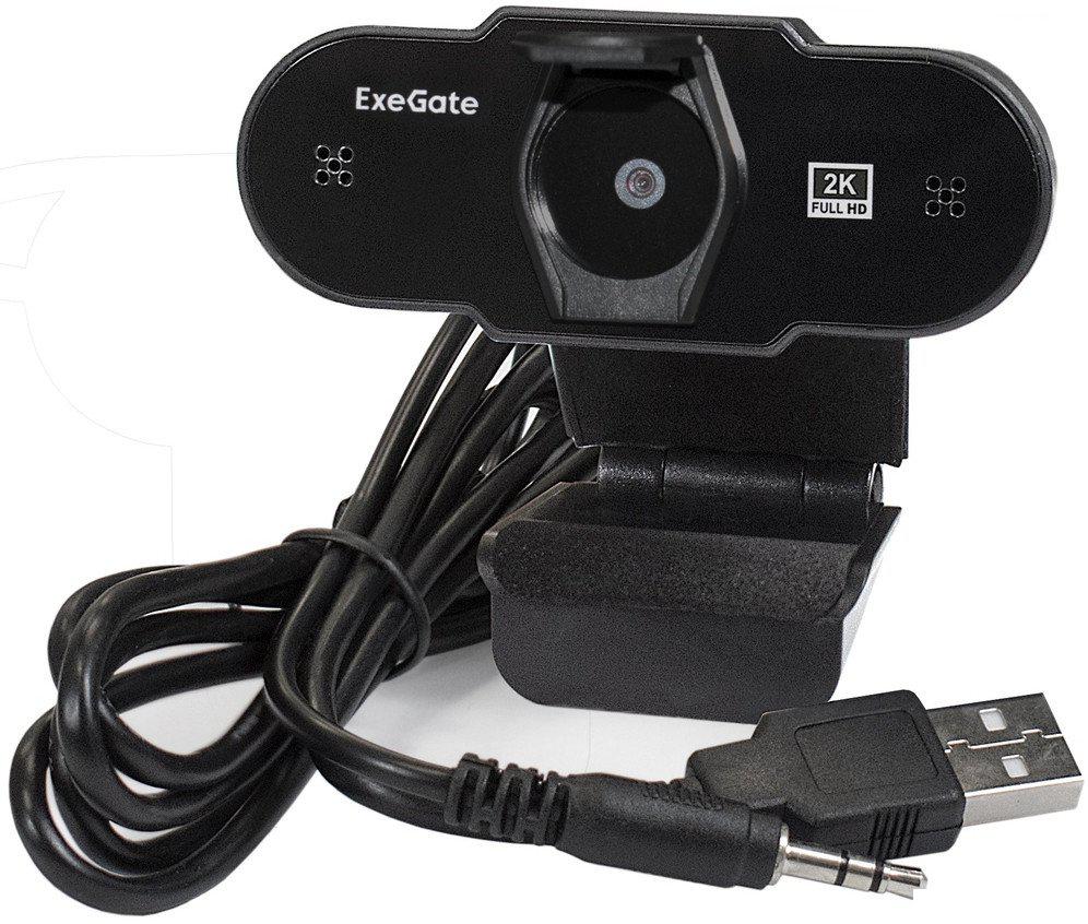Веб-камера ExeGate BlackView C931 2K Tripod