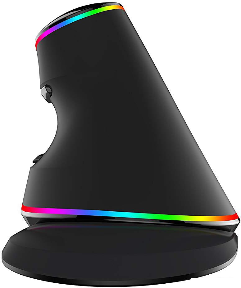 Вертикальная мышь Delux M618 Plus RGB