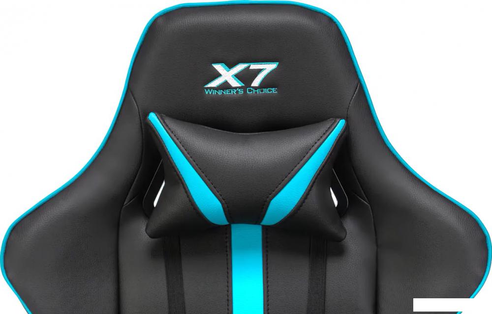 Игровое (геймерское) кресло A4Tech X7 GG-1200 (черный/бирюзовый)