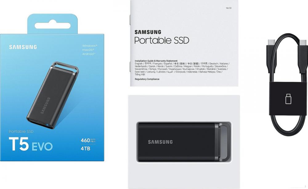 Внешний накопитель Samsung T5 EVO 4TB