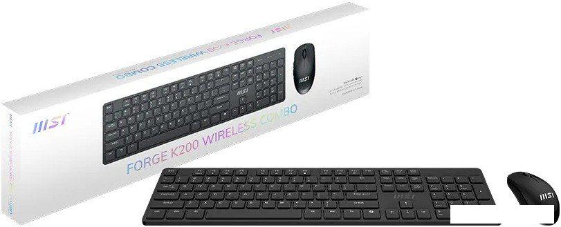 Офисный набор MSI Forge K200 Wireless Combo