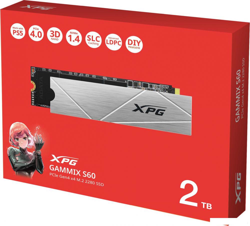 SSD ADATA XPG Gammix S60 Blade 2TB AGAMMIXS60-2T-CS