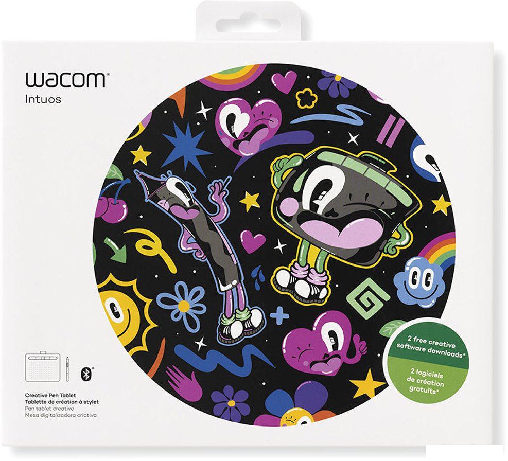 Графический планшет Wacom Intuos CTL-4100WL (черный, маленький размер)