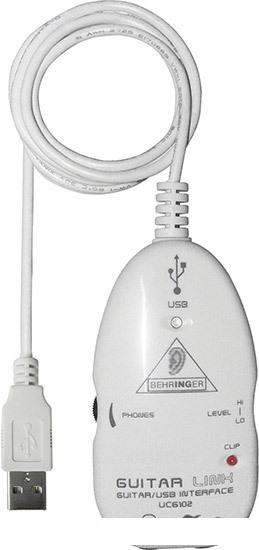 Аудиоинтерфейс Behringer GUITAR LINK UCG102