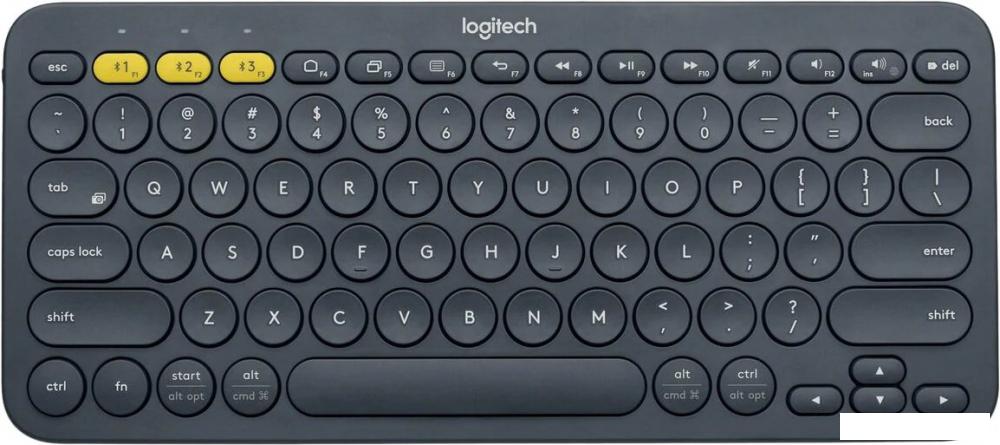 Клавиатура Logitech Multi-Device K380 Bluetooth 920-007590 (черный, нет кириллицы)