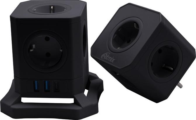 Сетевой фильтр Ritmix RM-292C (черный)
