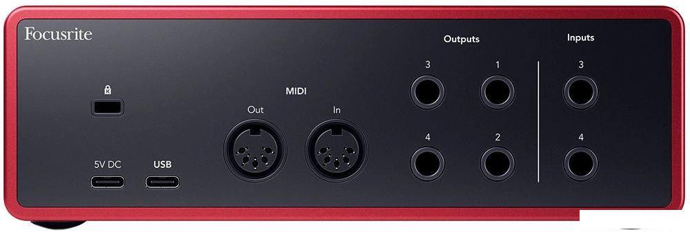 Аудиоинтерфейс Focusrite Scarlett 4i4 (4-е поколение)