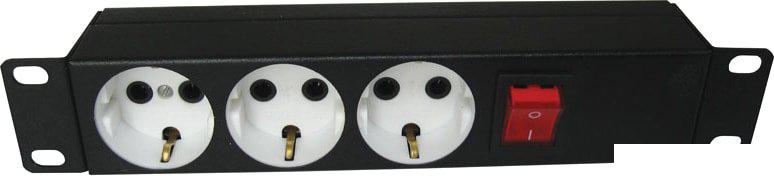Блок розеток ЦМО БР-3П-10-9005 (3 розетки, без шнура питания)