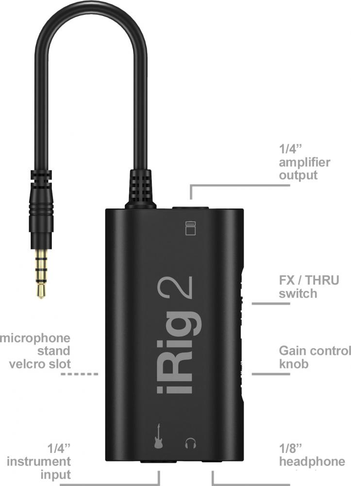 Аудиоинтерфейс IK Multimedia iRig 2
