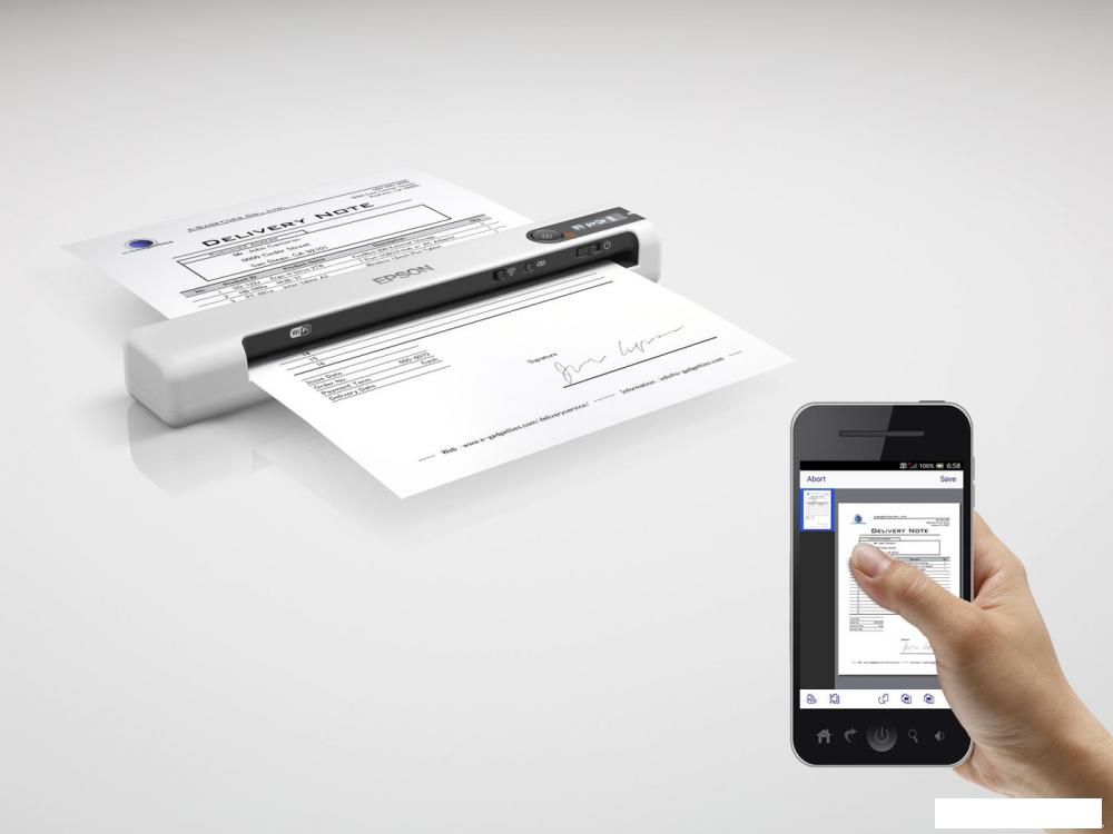 Сканер Epson WorkForce DS-80W Сканер Epson WorkForce DS-80W
