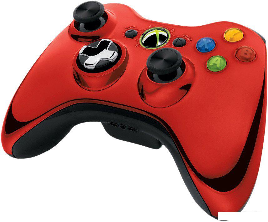 Геймпад Microsoft Xbox 360 Wireless Controller Chrome Red Геймпад Microsoft Xbox 360 Wireless Controller Chrome Red
