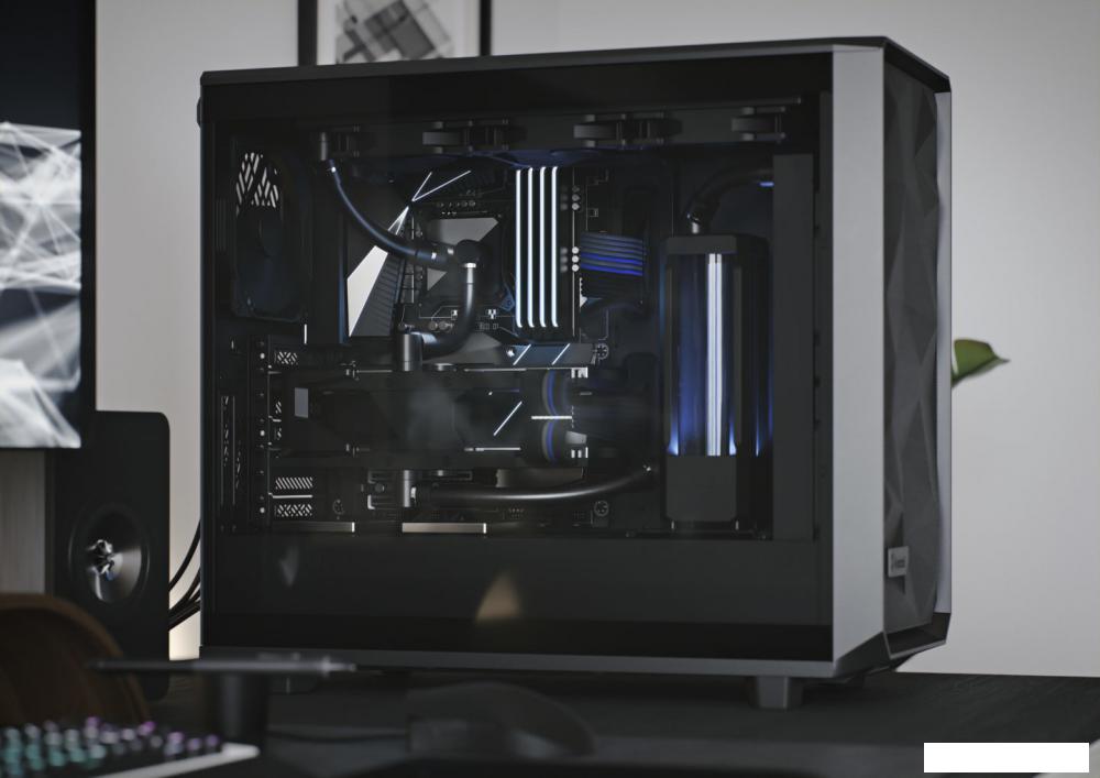 Корпус Fractal Design Meshify 2 Light Tempered Glass Gray FD-C-MES2A-04