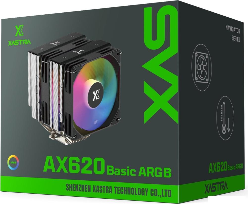 Кулер для процессора XASTRA AX620 Basic ARGB