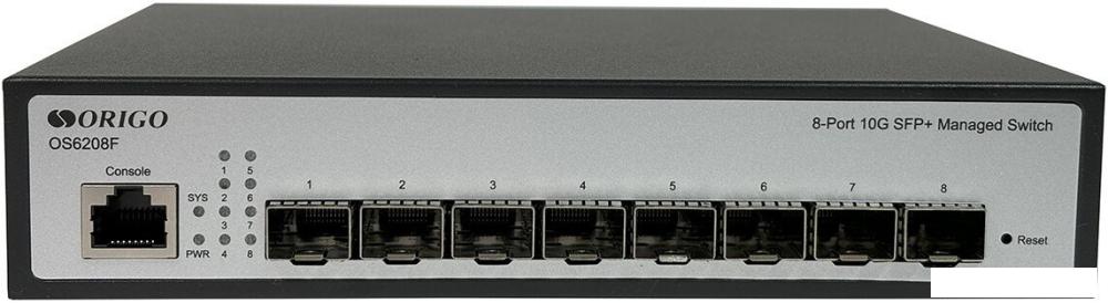 Управляемый коммутатор 2-го уровня Origo OS6208F/A1A