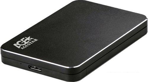 Бокс для накопителей 2.5" AgeStar 31UB2A18 (черный)
