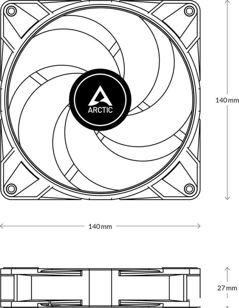 Вентилятор для корпуса Arctic P14 Max ACFAN00304A