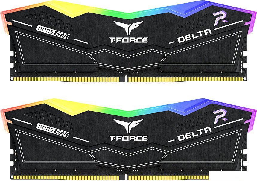 Оперативная память Team T-Force Delta RGB 2x32ГБ DDR5 6000 МГц FF3D564G6000HC38JDC01
