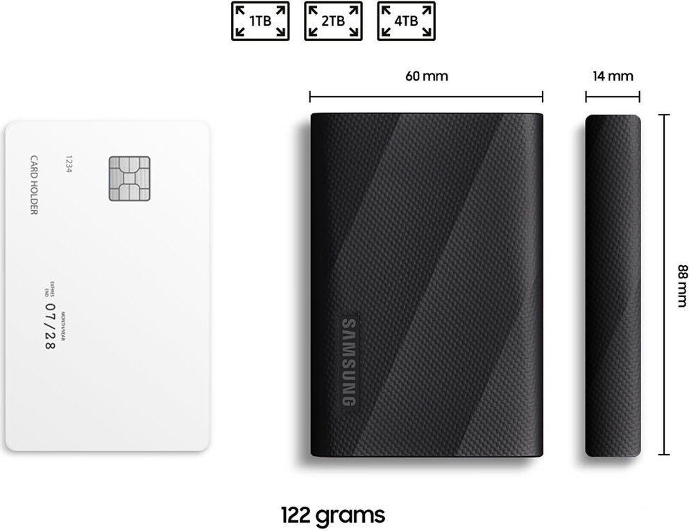 Внешний накопитель Samsung T9 4TB (черный) Внешний накопитель Samsung T9 4TB (черный)