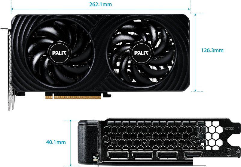Видеокарта Palit GeForce RTX 5060 Dual NE75060019P1-GB2063D