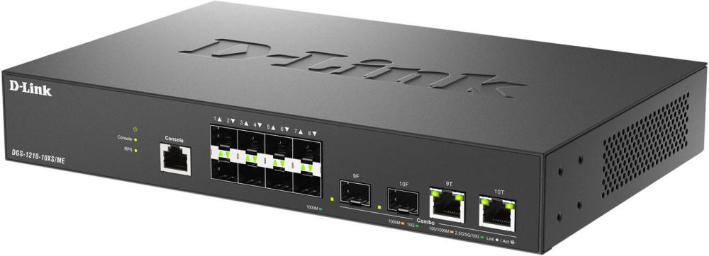 Управляемый коммутатор 2-го уровня D-Link DGS-1210-10XS/ME/C1A