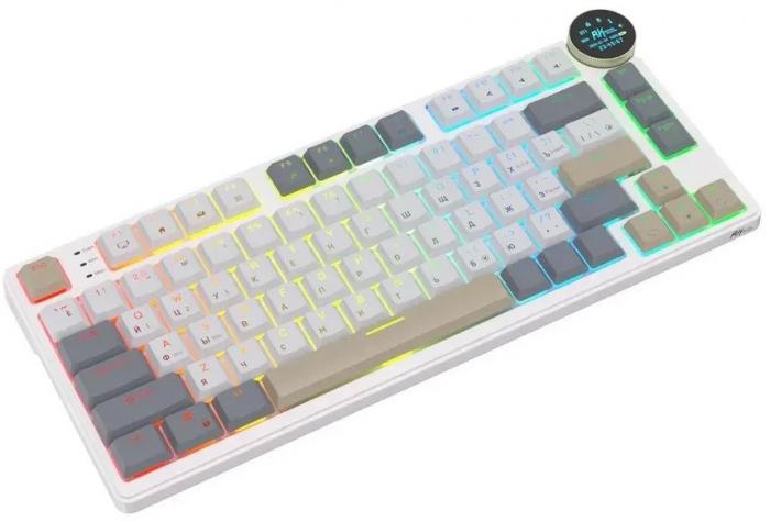 Клавиатура Royal Kludge N80 Pearly Dawn (RK Red)