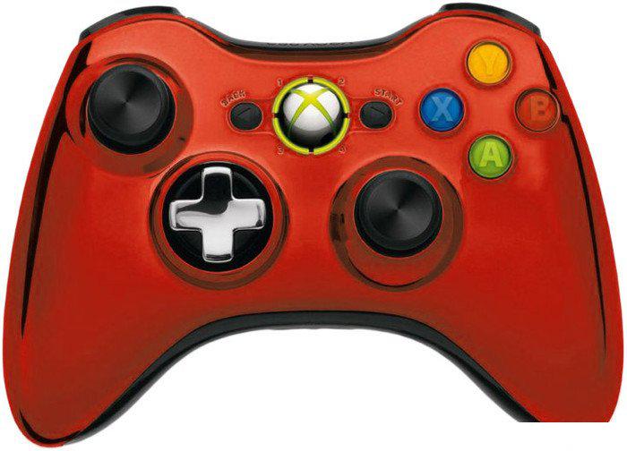Геймпад Microsoft Xbox 360 Wireless Controller Chrome Red Геймпад Microsoft Xbox 360 Wireless Controller Chrome Red