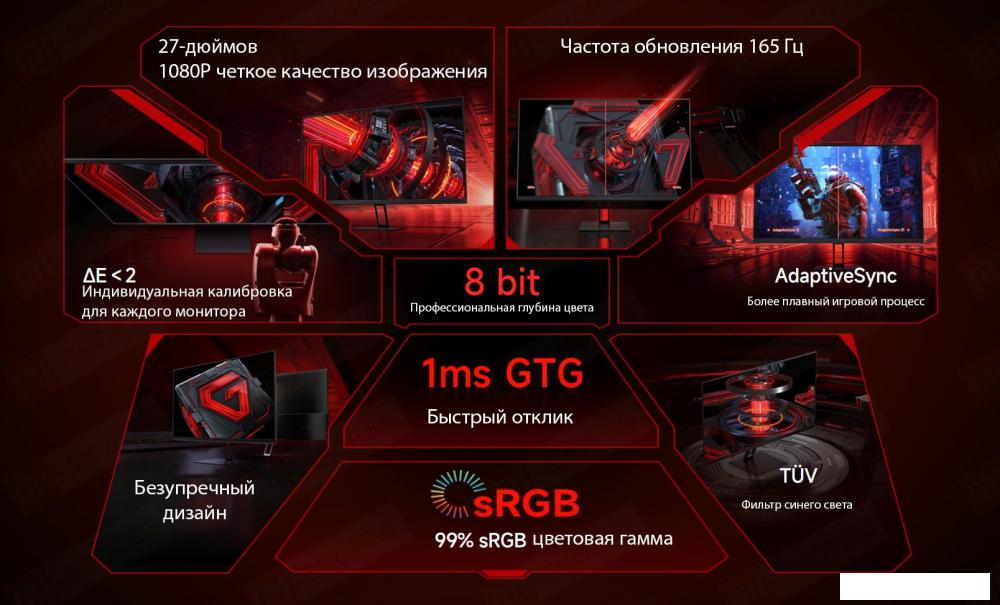 Монитор Xiaomi Redmi Monitor A27 P27FBB-RA (китайская версия) Монитор Xiaomi Redmi Monitor A27 P27FBB-RA (китайская версия)