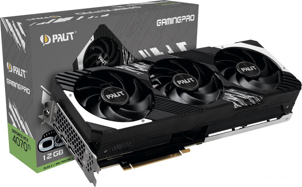 Видеокарта Palit GeForce RTX 4070 Ti GamingPro OC NED407TT19K9-1043A