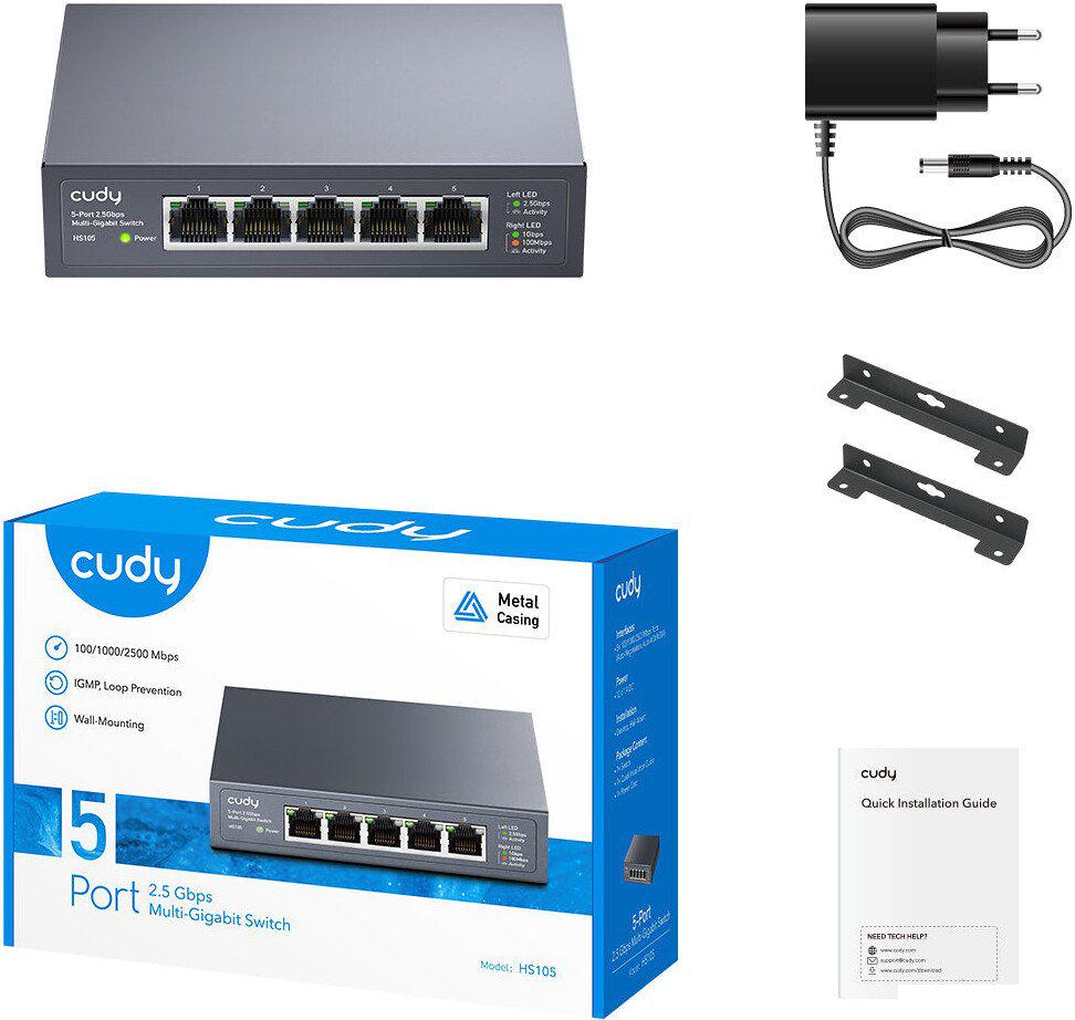 Коммутаторы Cudy HS105 1.0