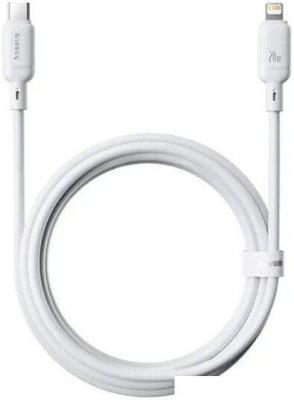 Кабели, адаптеры, разветвители Baseus Silky Series Fast Charging Cable USB Type-C - Lightning (2 м, белый)