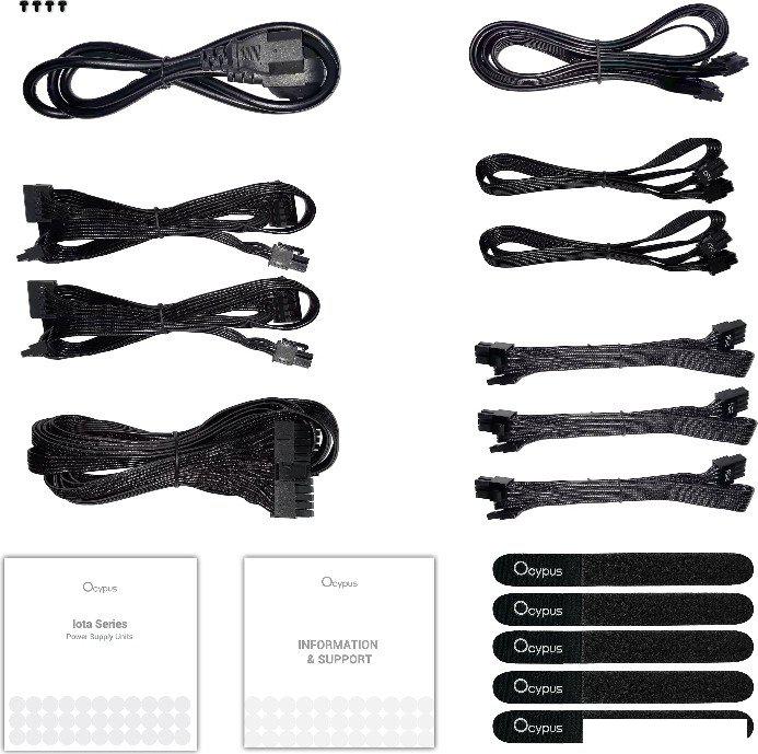 Блок питания Ocypus Iota P750 Iota-P750-G1FFBK024X-EU