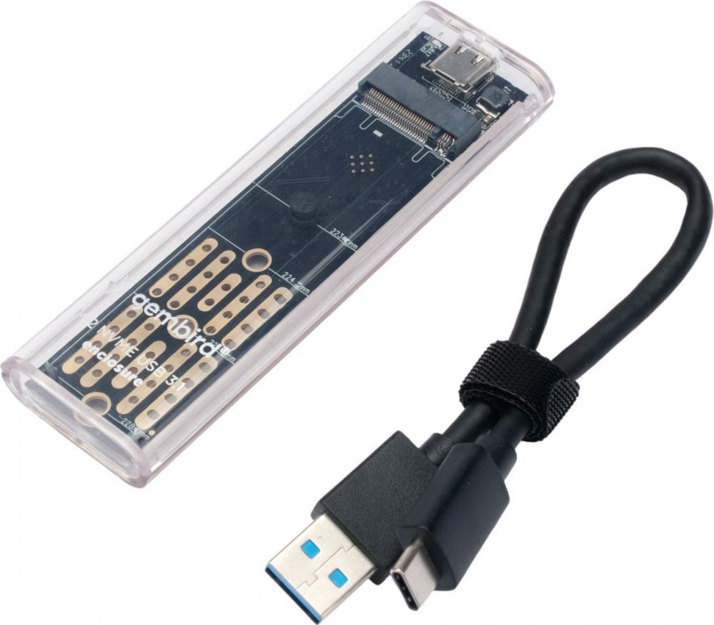 Бокс для накопителей M.2 Gembird EEM2-NVME-2