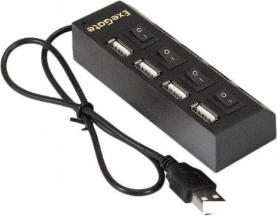 USB-хаб ExeGate DUB-42SW EX293977RUS USB-хаб ExeGate DUB-42SW EX293977RUS