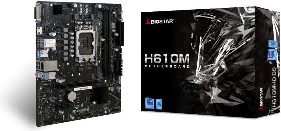 Материнские платы BIOSTAR H610MHD D5 Ver. 6.3