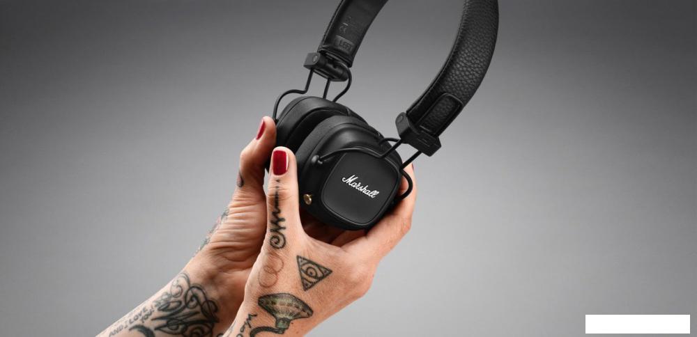Наушники Marshall Major IV (черный) Наушники Marshall Major IV (черный)