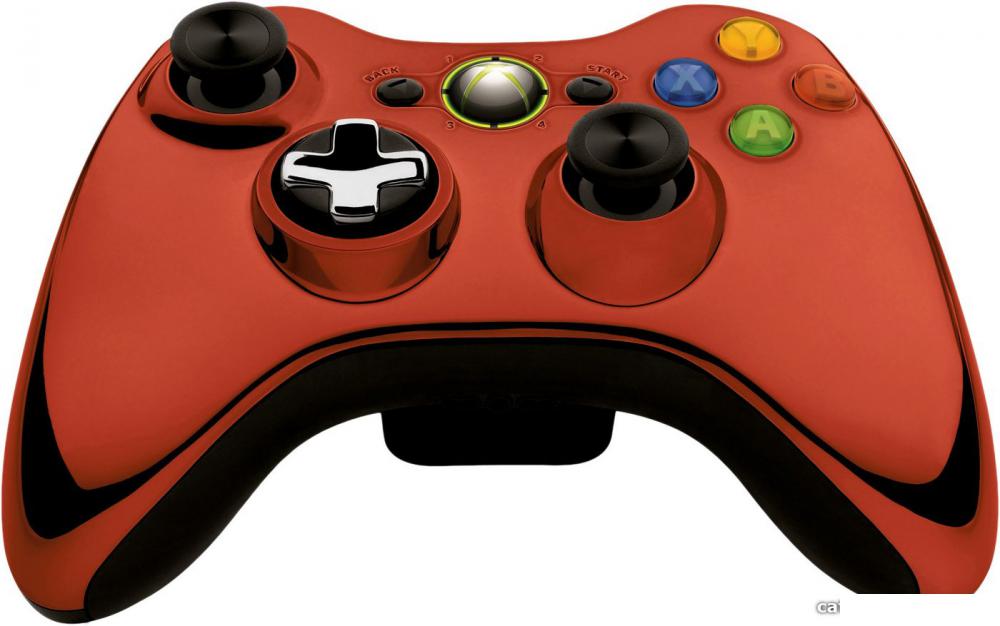 Геймпад Microsoft Xbox 360 Wireless Controller Chrome Red Геймпад Microsoft Xbox 360 Wireless Controller Chrome Red