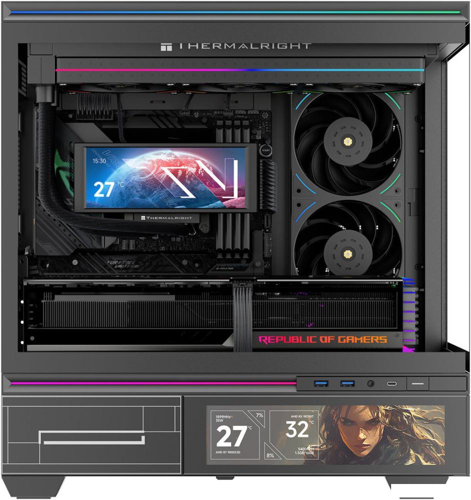 Комплект вентиляторов для корпуса Thermalright TL-UB36R (черный)