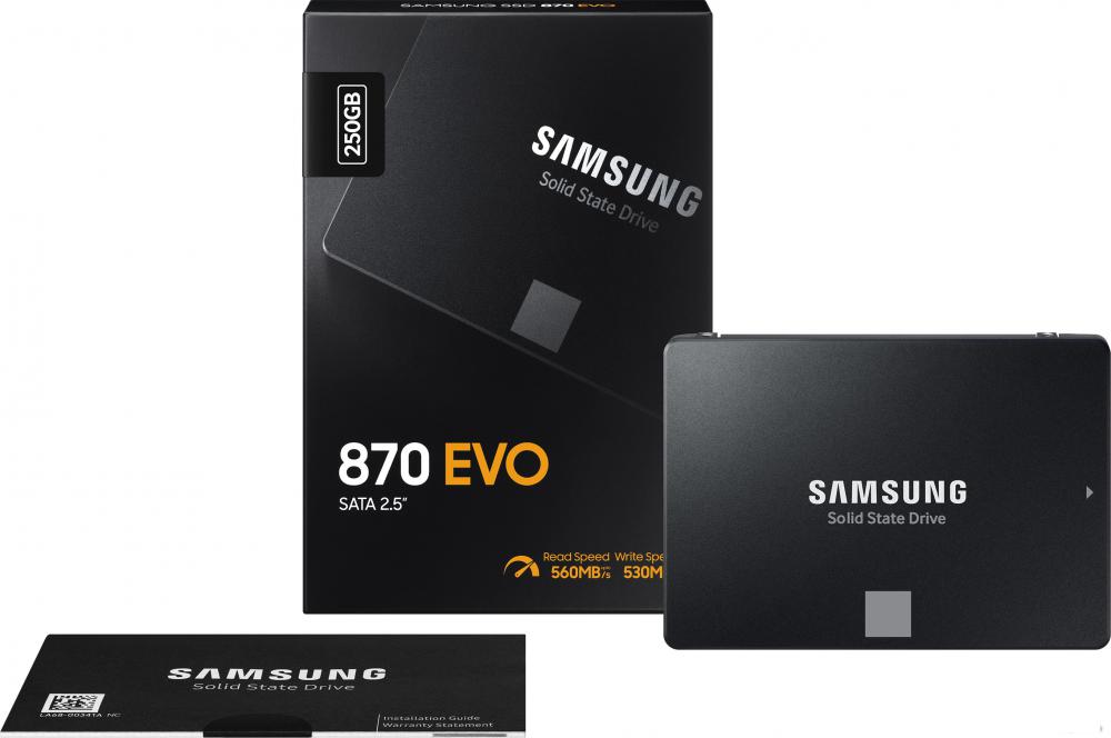 SSD Samsung 870 Evo 250GB MZ-77E250BW SSD Samsung 870 Evo 250GB MZ-77E250BW