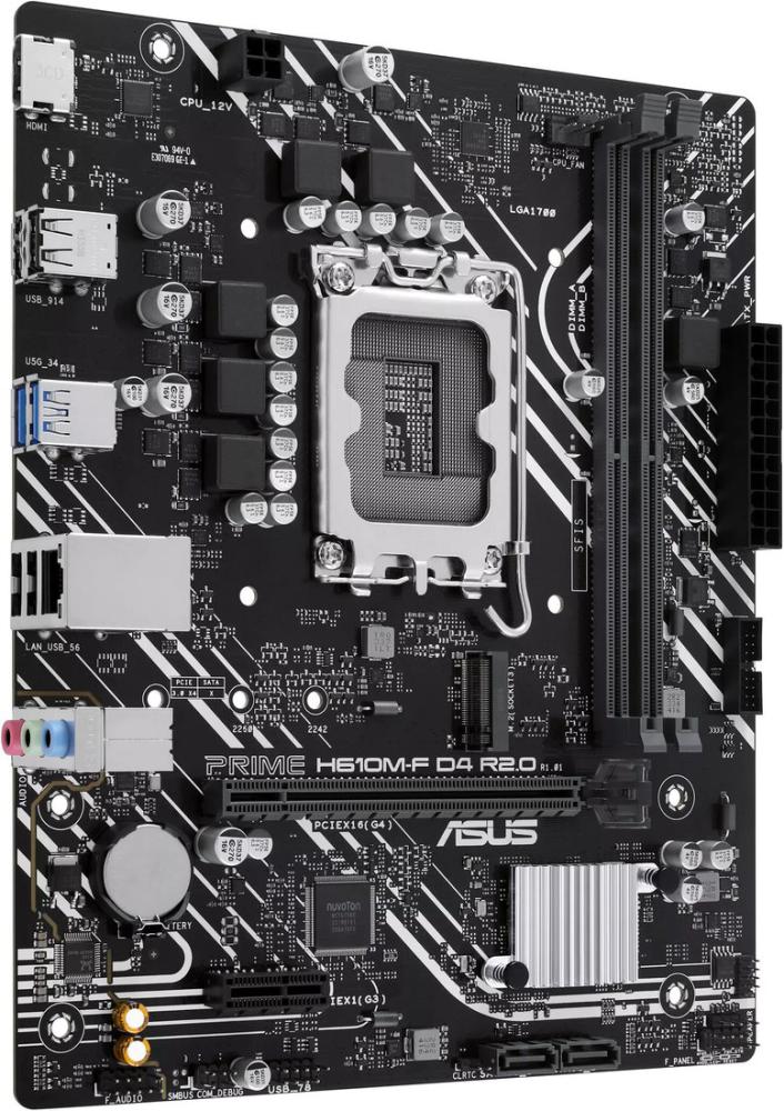 Материнская плата ASUS Prime H610M-F D4 R2.0