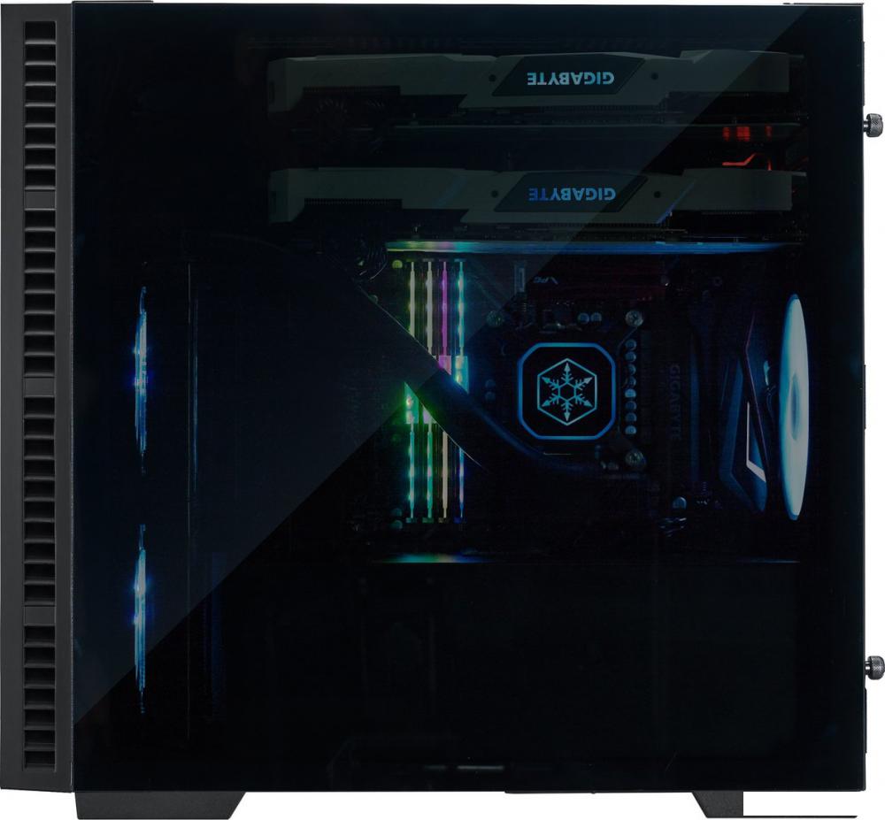 Корпус SilverStone RL08 (черный/красный)