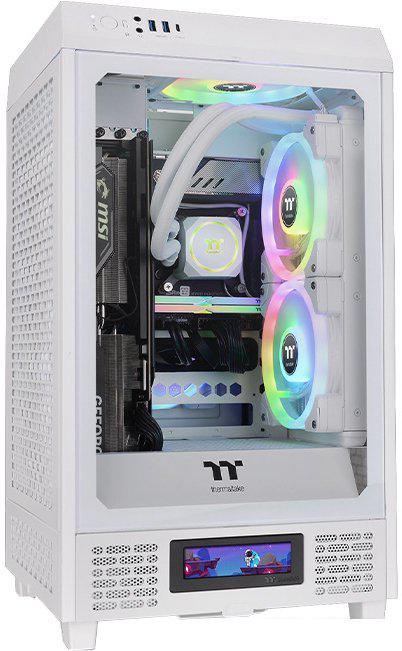 Корпус Thermaltake The Tower 200 Snow CA-1X9-00S6WN-00