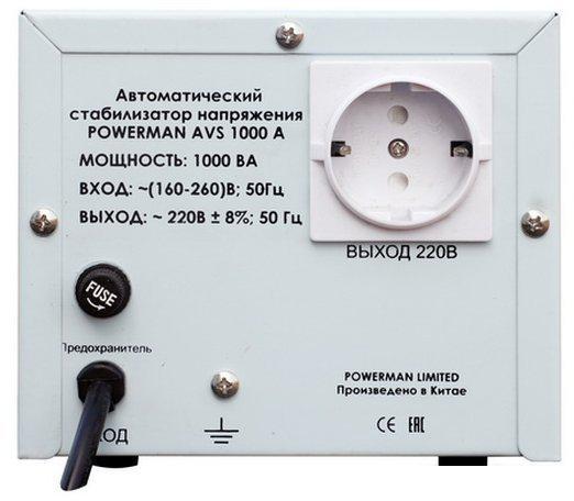Стабилизатор напряжения Powerman AVS 1000A