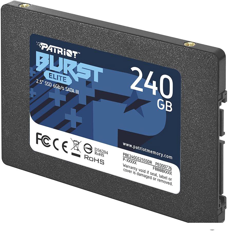 SSD Patriot Burst Elite 240GB PBE240GS25SSDR SSD Patriot Burst Elite 240GB PBE240GS25SSDR